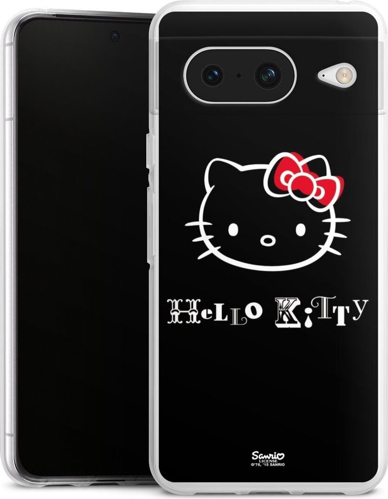 DeinDesign Handyhülle für Google Pixel 8 Silikon Hülle Case Smartphone Schutzhülle Fanartikel Hello Kitty Kawaii
