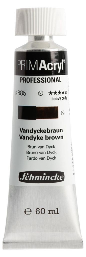 Schmincke 60ml PRIMAcryl Vandyckbraun Acryl 13 685 011