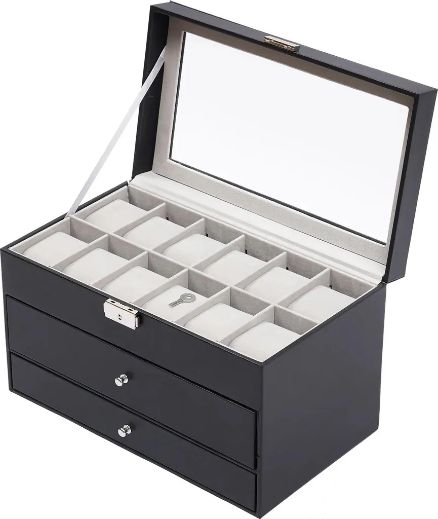 Scatola quadrata con coperchio in vetro in Springbok - Rectangular box – Lorenzi Milano