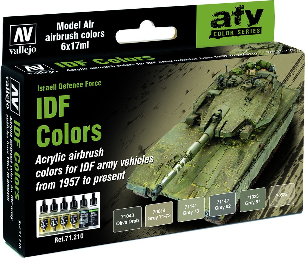 Vallejo 71.210, 17 ml, Grau, Olive, Matte, Flasche Produktbild 