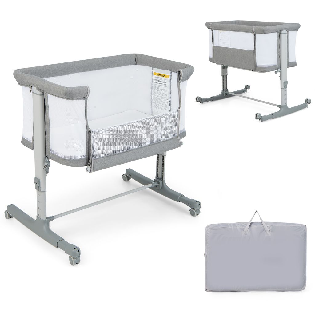 GOPLUS 3 in 1 Beistellbett, tragbares Reisebett mit Produktbild 