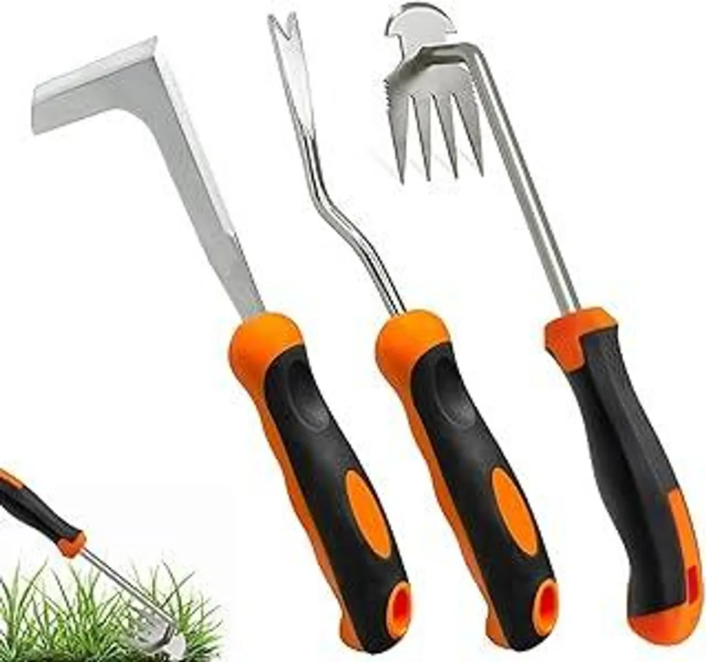 Set Giardinaggio 3 Pezzi in Acciaio Inox: Sicuro, Duraturo ed Ergonomico
