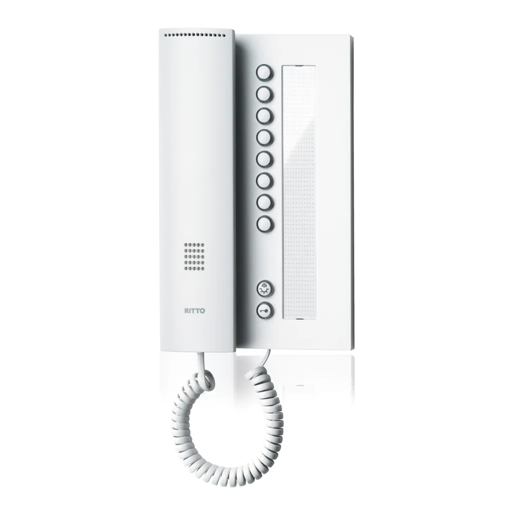 Interphone Audio Ritto Bus AP Blanc avec Fonction Intercommunication