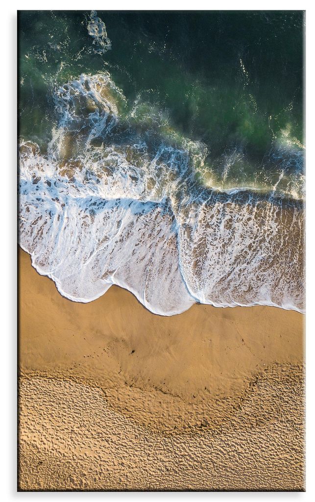 Leinwanddruck Naturwelle am Ufer 60x100 cm