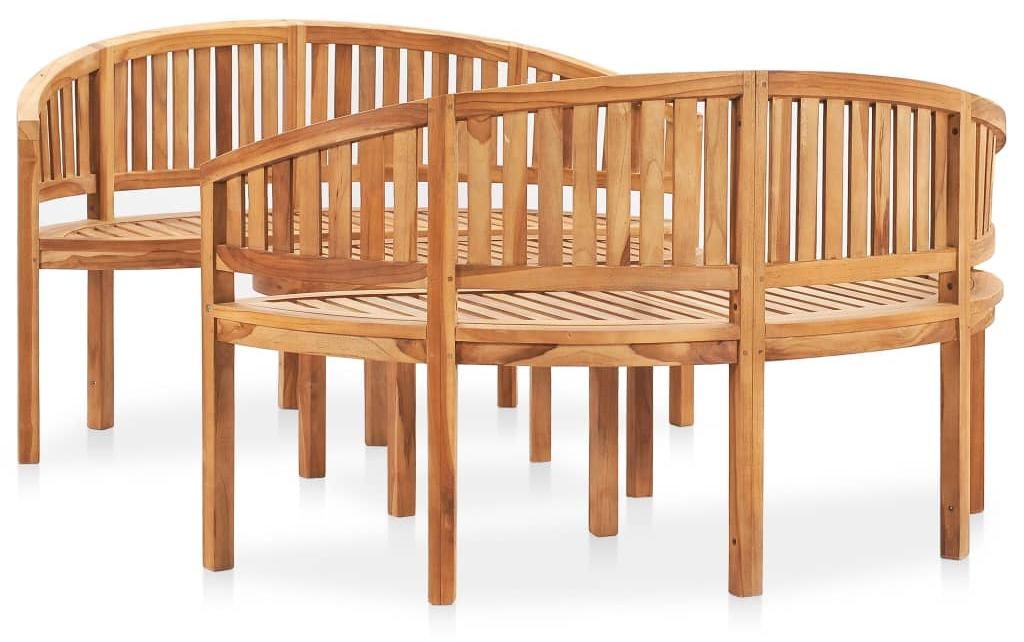 vidaXL 3-tlg. Garten-Lounge-Set Massivholz Teak