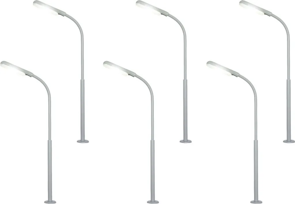 Éclairer un quai de gare N avec la lampe fouet Viessmann 64906 à 6 LED we