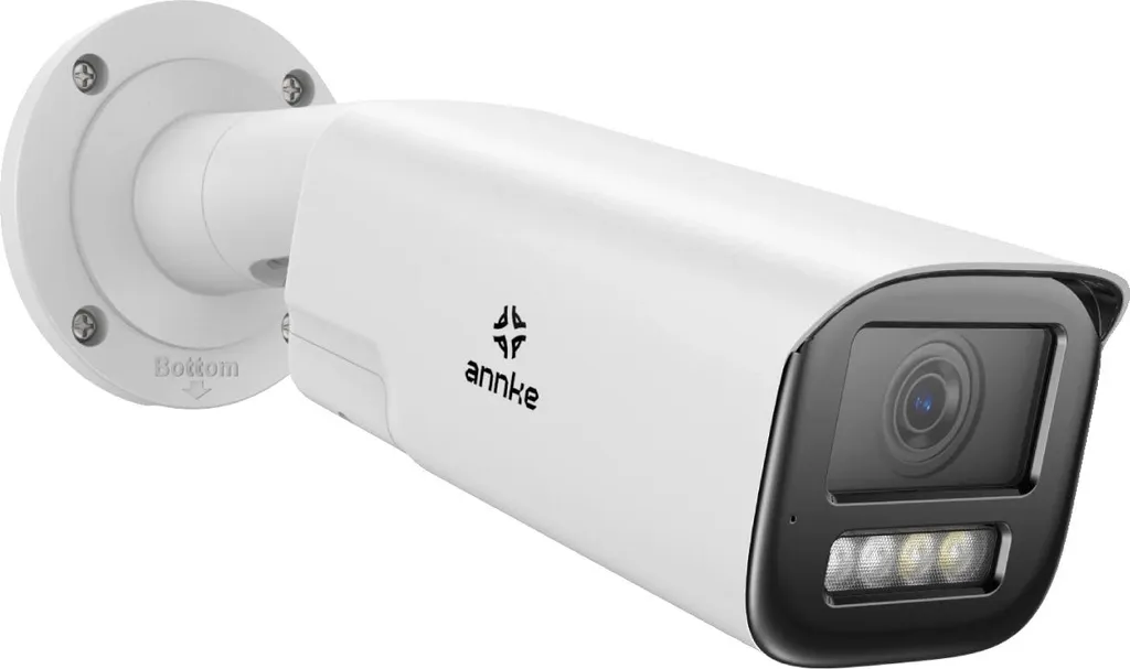 Caméra IP 4K avec double éclairage nocturne et communication à distance
