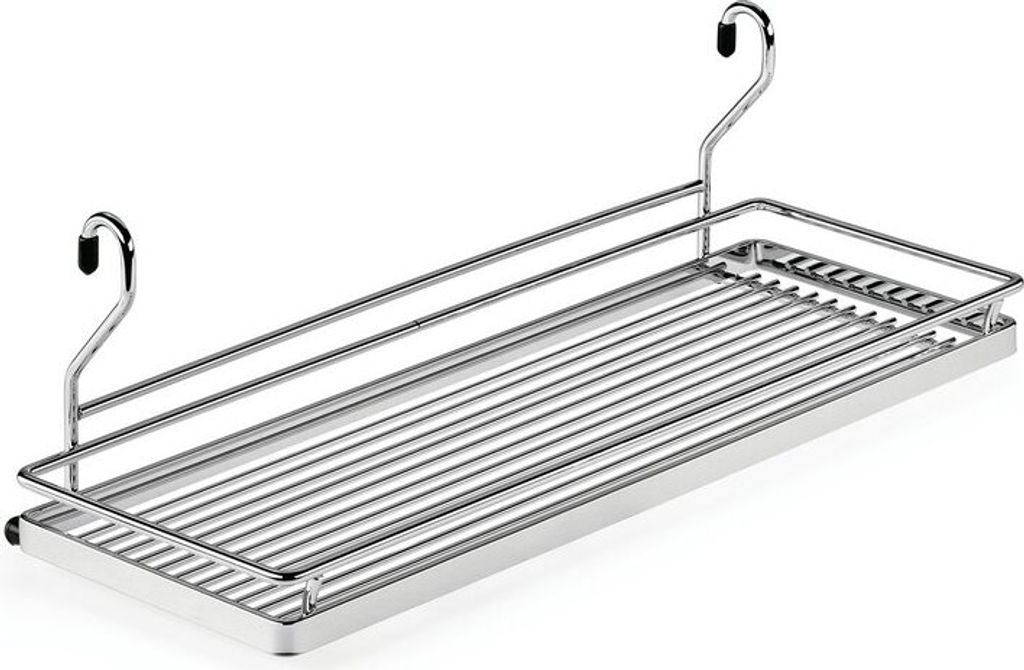 LINERO K 16 Mehrzweckablage chrom poliert Höhe 150 mm für Relingsystem