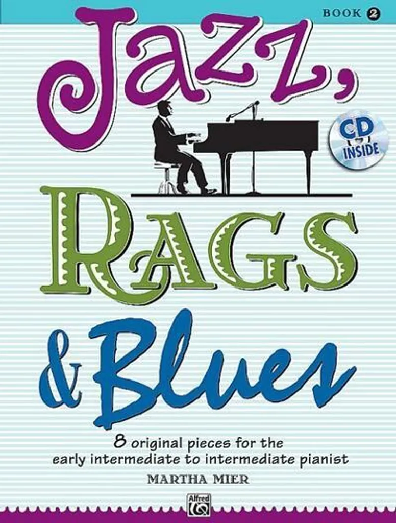 Livre Piano Jazz Rags & Blues 2 pour varier son répertoire et ses cours
