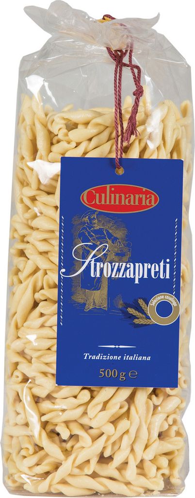 Culinaria Strozzapreti italienische Nudeln in gedrehter Produktbild 