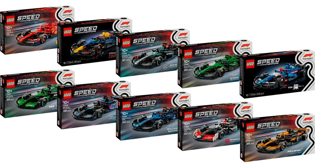LEGO Speed Champions Formule 1 : Éveillez la passion des courses de F1