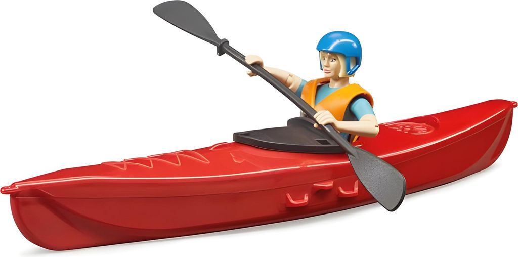 Bworld - kayakiste sur un kayak Image du produit 