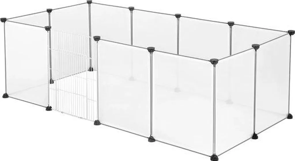 Parc intérieur pour lapins et chiots - Enclos transparent modulable DIY