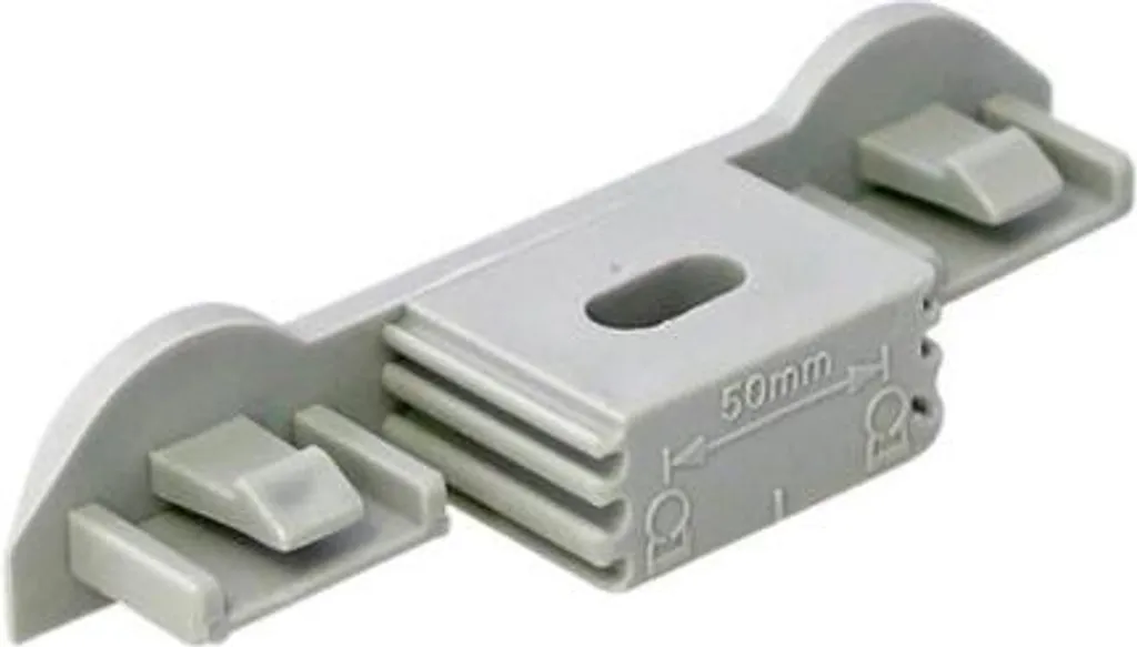 Plaque murale duo starQuick 0855000 pour aligner 2 tubes blancs