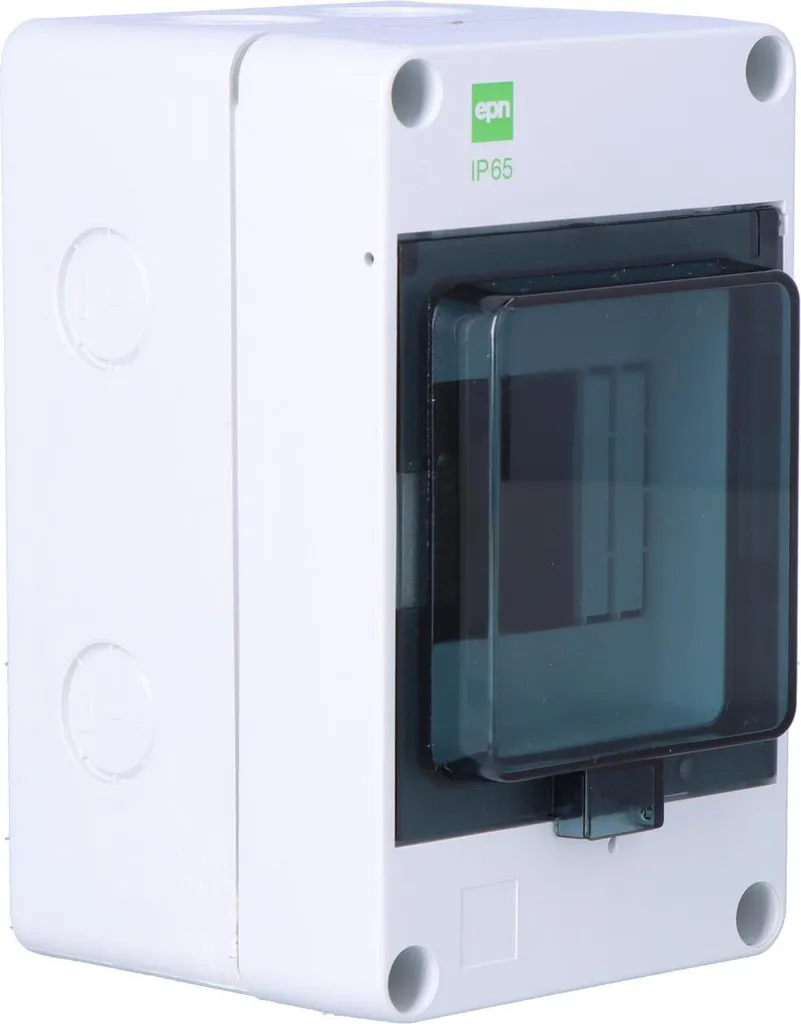 Boîtier électrique IP65 HERMETICA 4 modules avec bornier Neutre