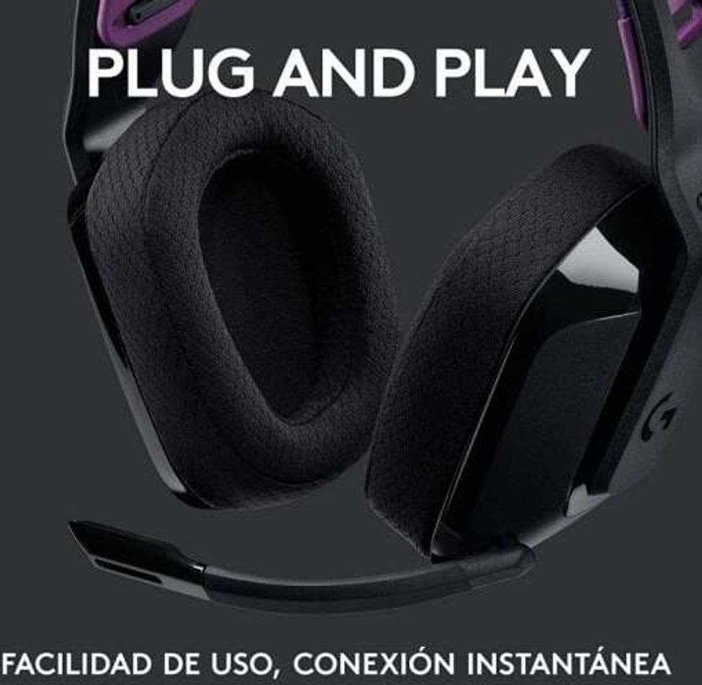 Logitech G G535 Kopfhörer Kabellos Kopfband Gaming Schwarz Produktbild 21