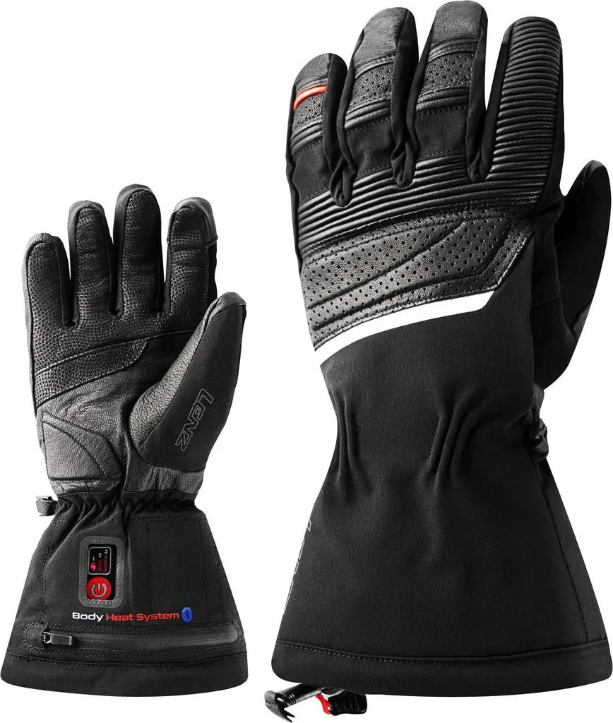 Gants Chauffants Lenz 6.0 Finger Cap Noir Men M avec Chaleur 360°