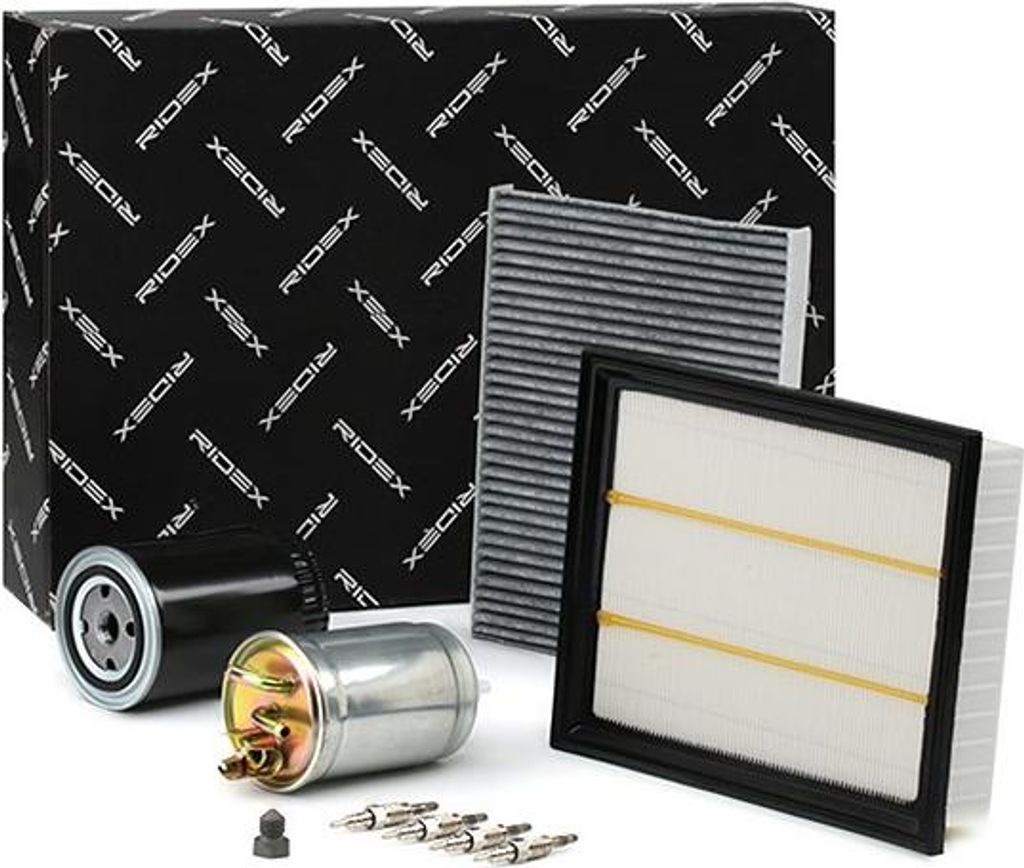 RIDEX Inspektionspaket Filterset für VW GOLF III (1H1) Golf IV Cabrio (1E) Golf III Cabrio (1E7) GOLF III Variant (1H5) Vento (1H2) für SEAT