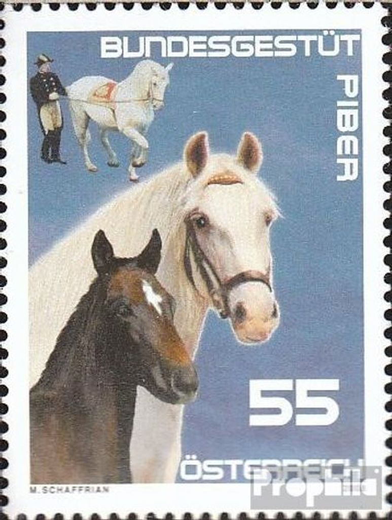 Briefmarken Österreich 2008 Mi 2732 (kompl.Ausg.) postfrisch Bundesgestüt Piber