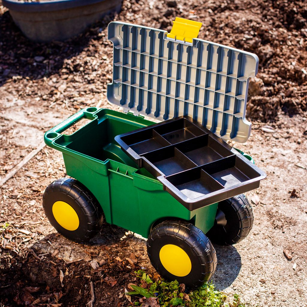 UPP Roll-Sitz-Box 3 in 1 Rollwagen Sitzwagen Werkzeugwagen Produktbild 5