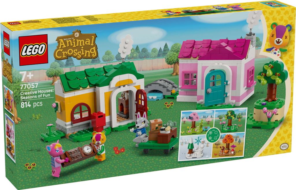 LEGO Animal Crossing - Creatieve Huizen: Seizoenen vol Productafbeelding 