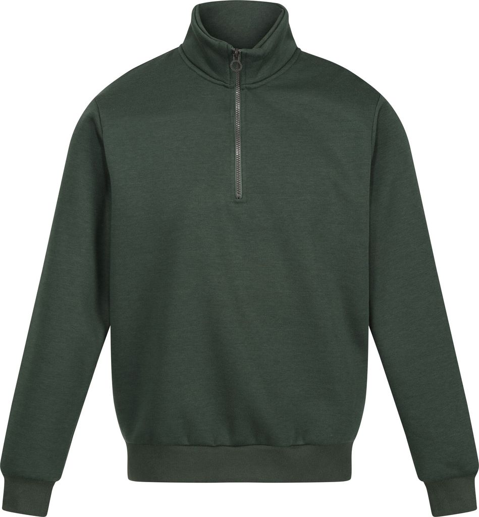 Regatta Professional - Sweatshirt mit kurzem Reißverschluss für Herren RG9461 (S) (Dunkelgrün)