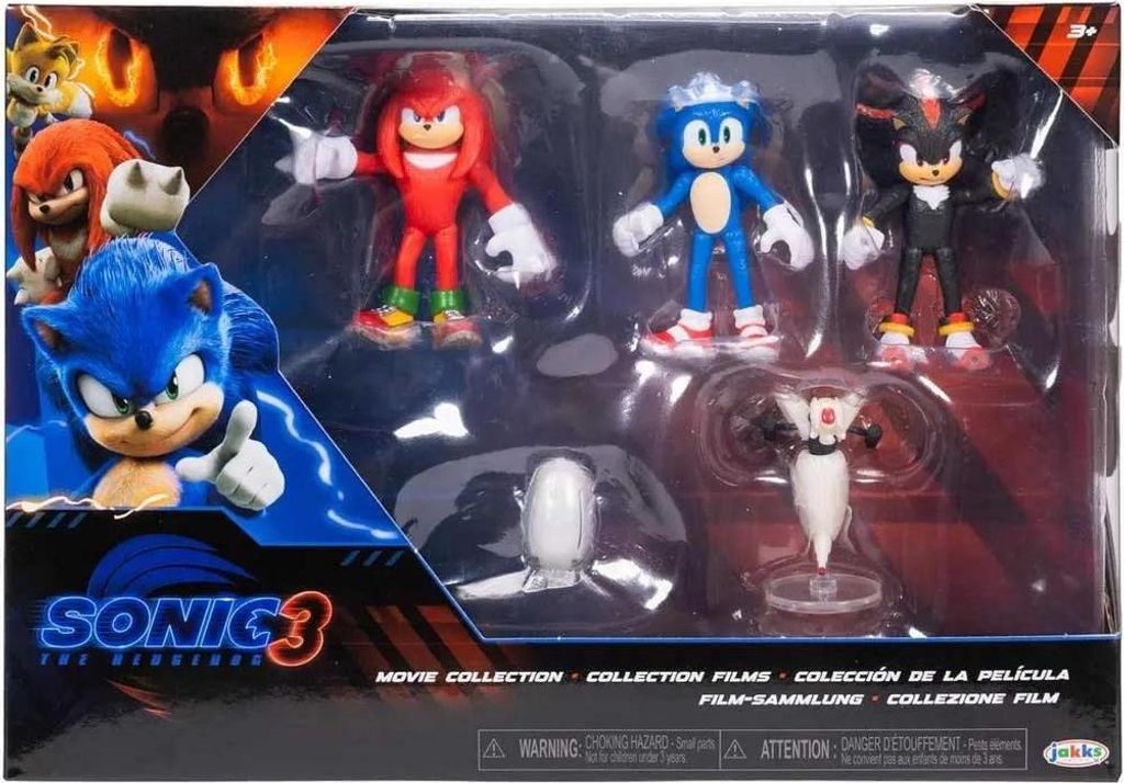Sonic - The Hedgehog Movie 3 Minifiguren 6er-Pack Wave 1 6 cm