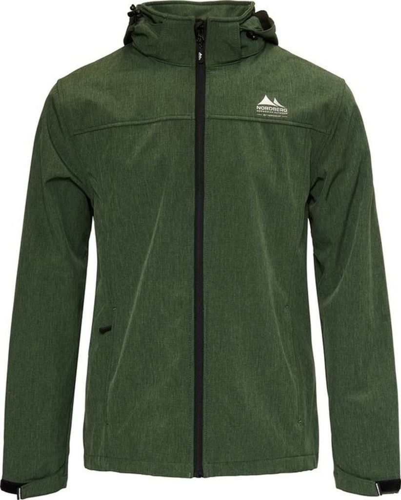 Nordberg Kjeld - Softshell Outdoor Sommerjacke Herren - Grün Melange - Größe M