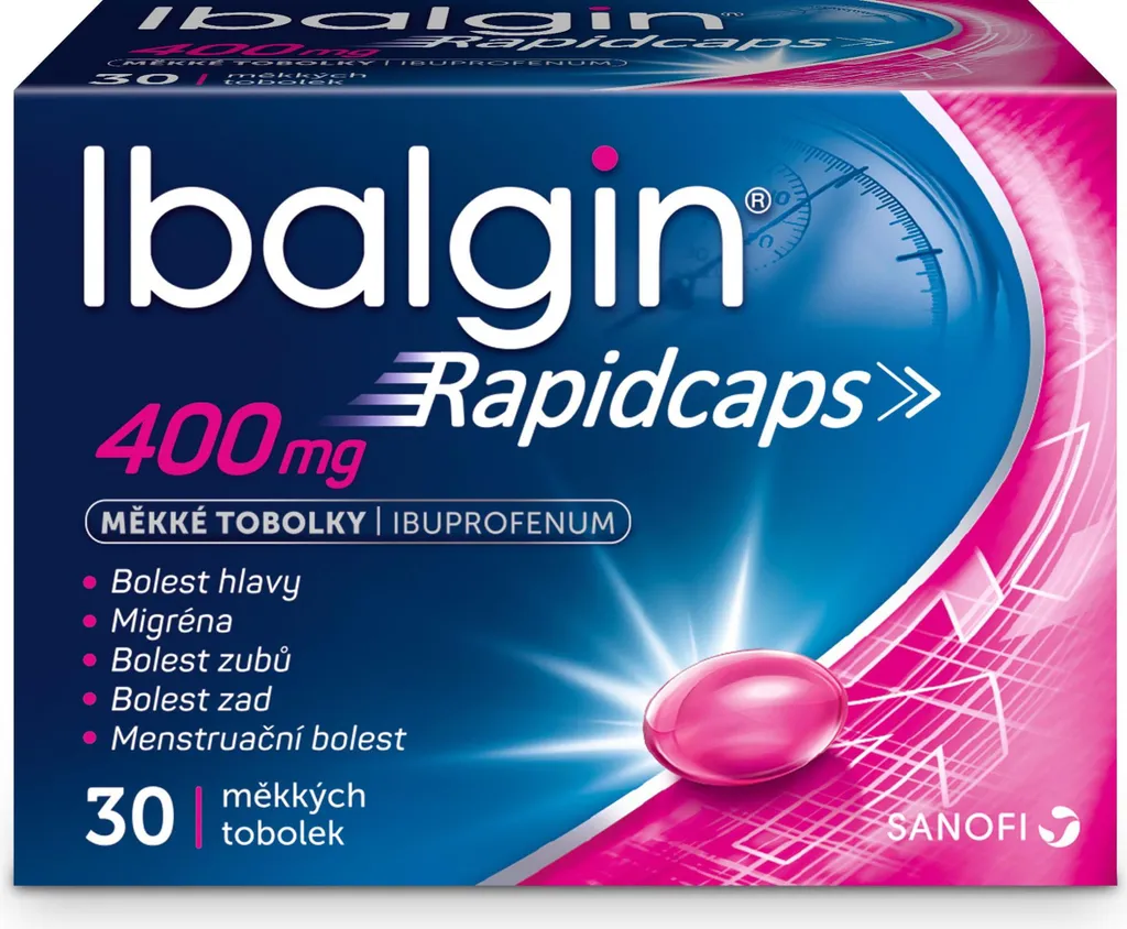 Ibalgin Rapidcaps 400 mg action ultra rapide avec ses 30 capsules