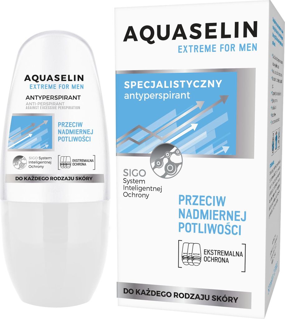 AQUASELIN_Extreme For Men anti-transpirant spécialisé Image du produit 