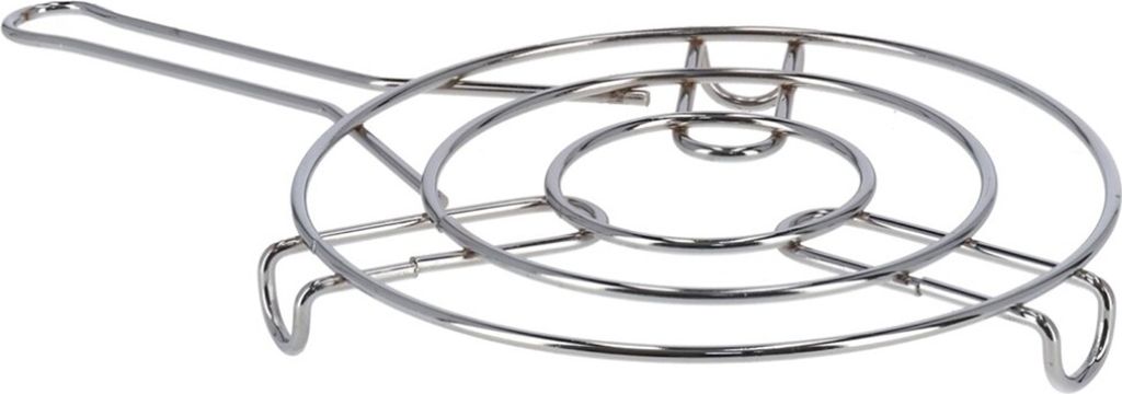 TOPFUNTERSETZER Ø19,5cm mit Griff Metall Topfgitter Produktbild 