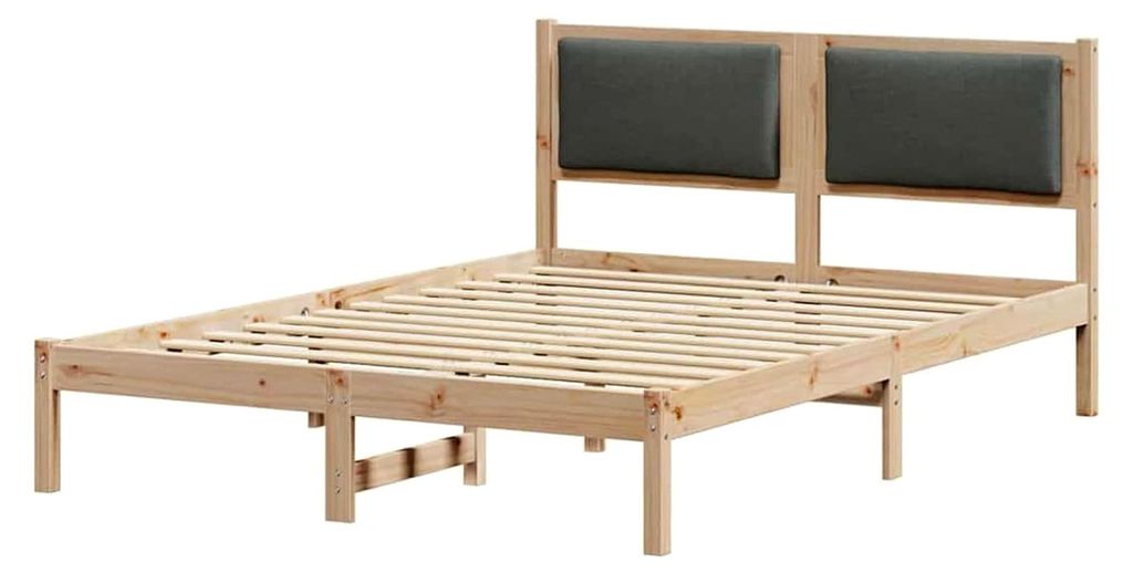 Modernes Kiefernbettgestell mit stabilem Lattenrost - Einfache Montage