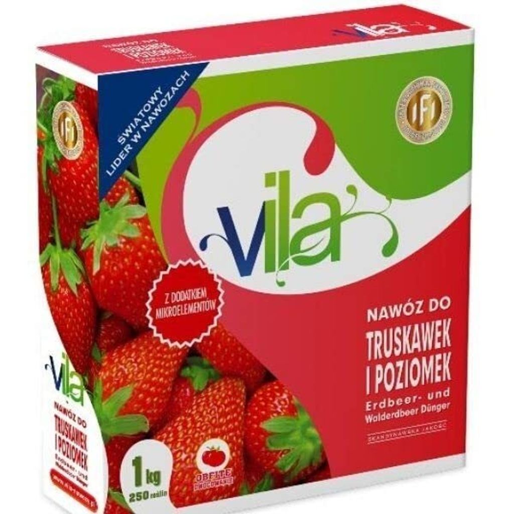 Vila Dünger für Erdbeeren Obst Früchte Pflanzen Gartendünger 1 kg