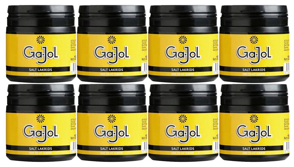 8x Ga-Jol Salt Lakrids gelb 100g Produktbild 