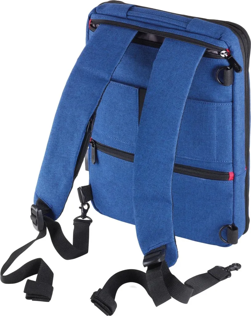 TROIKA RUC71/DB Zaino Business SAFTSACK Blu - Porta Laptop 13" con USB