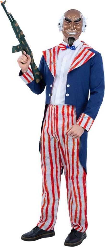 Smiffys - "Uncle Sam" Kostüm - Herren SM2474 (XL) (Blau/Rot/Weiß)