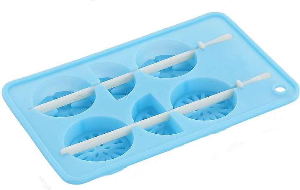 BERGNER Eiswürfelform Eiswürfelbereiter Eiswürfel 6 Eisfrüchte BG-4790