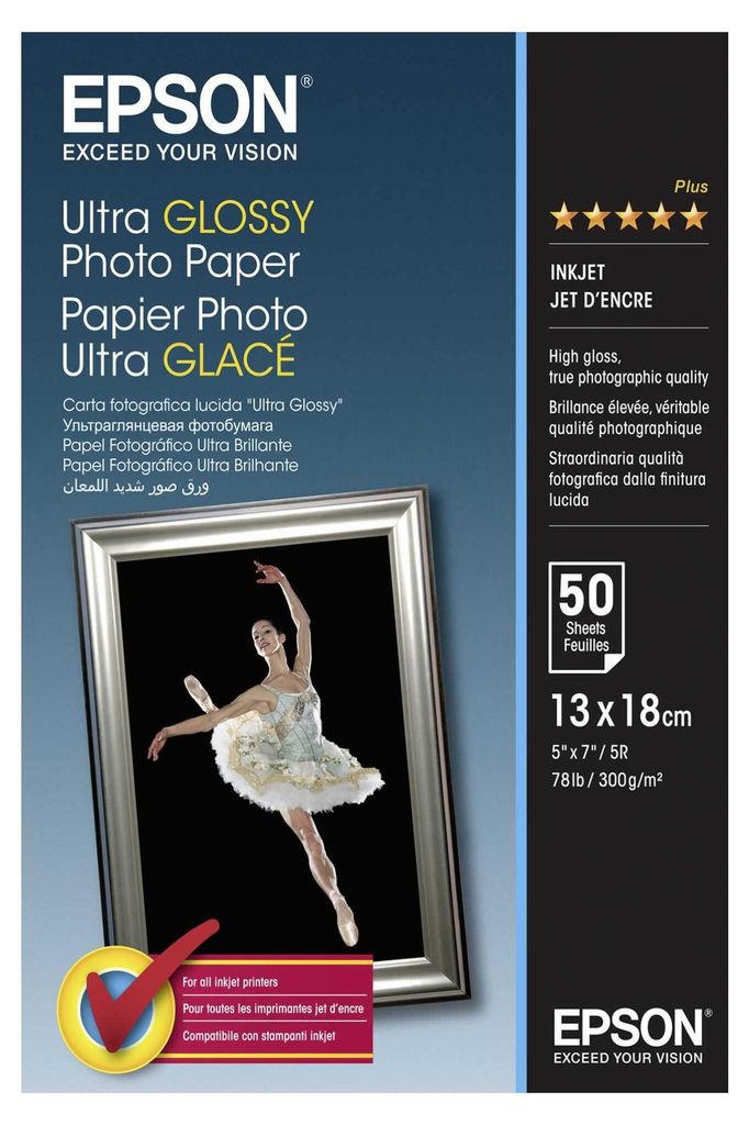 Epson Ultra Glossy Photo Paper - 13x18cm - 50 Arkuszy, Zdjęcie produktu 