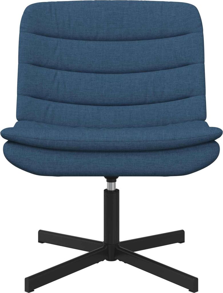 vidaXL Drehstuhl Blau 63 x 75 x 76 cm Stoff