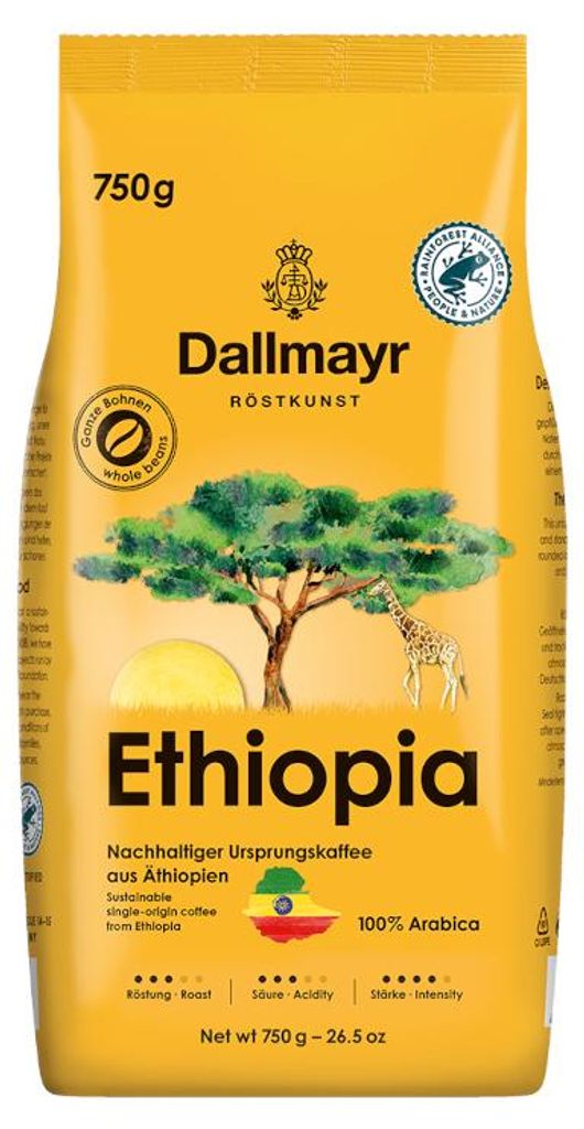 Dallmayr Ethiopia celá zrna 750g Obrázek produktu 