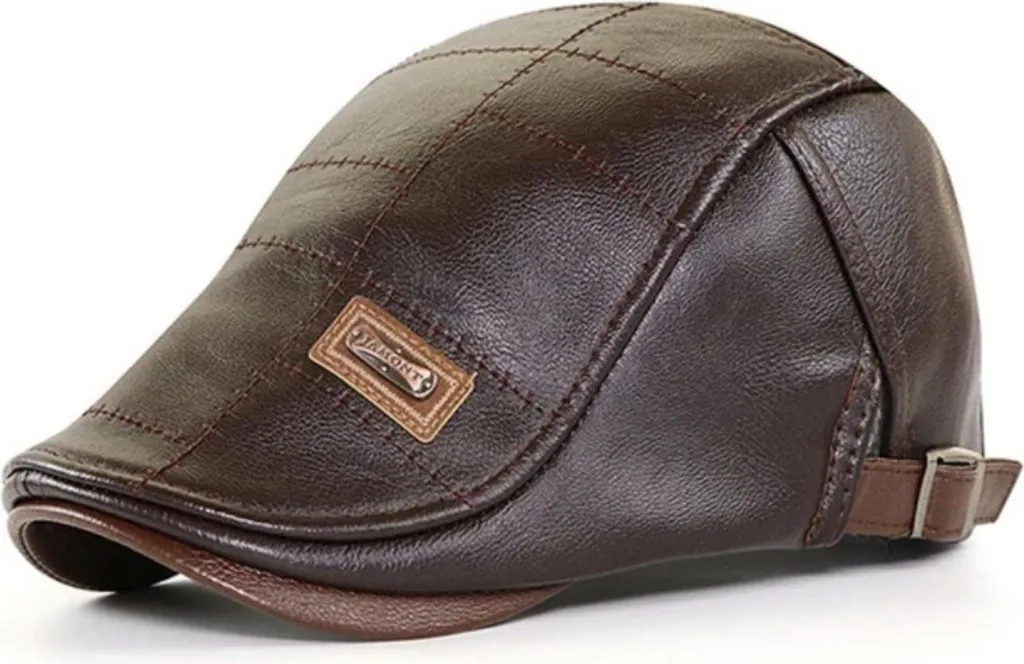 Berretto Uomo Traspirante Marrone BERETON - Stile Retrò Elegante