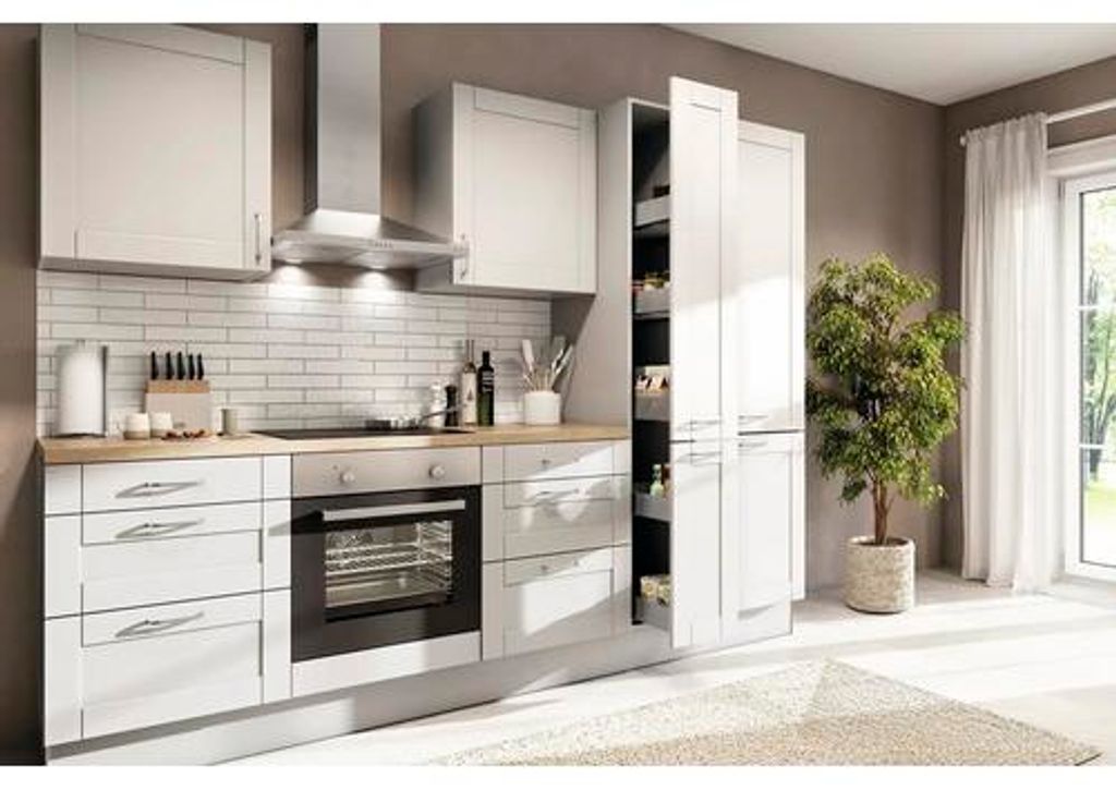 PICCANTE Smart Austauschseite Korpus für Oberschrank H:89,6 cm B:33 cm COUNTRY GREY Nr. 57""