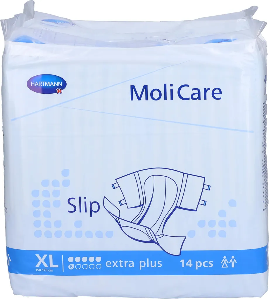 Slip Incontinence 6 Gouttes MoliCare Extra Hartmann - 14 Changes - 4