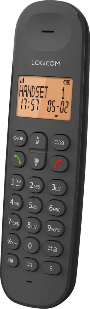 Téléphone fixe sans fil LOGICOM DECT ILOA 350 TRIO noir pack de 3 - 2
