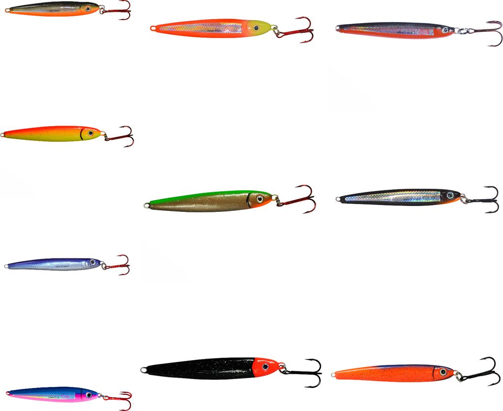 Dieter Eisele Power Select Pilker Mickey Fin UV, Gewicht / Länge / Hakengröße:80g - 12.0cm - Gr. 3/0