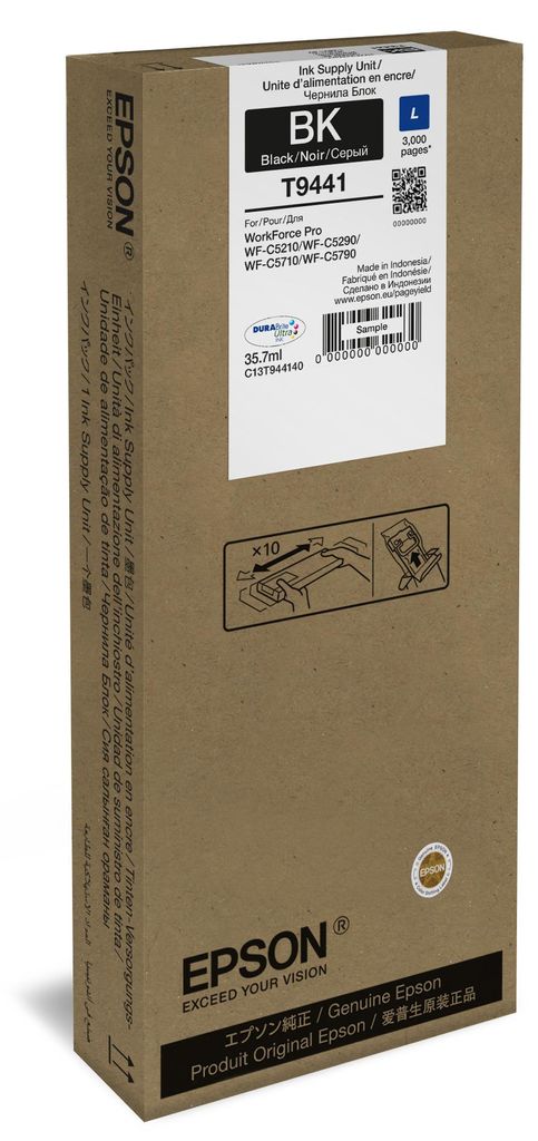 Inchiostro originale Epson C13T944140, nero, 3000s, Immagine del prodotto 