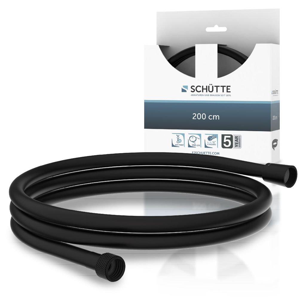 63887 Hadice pro sprchu, 200 cm, plast, černá Obrázek produktu 