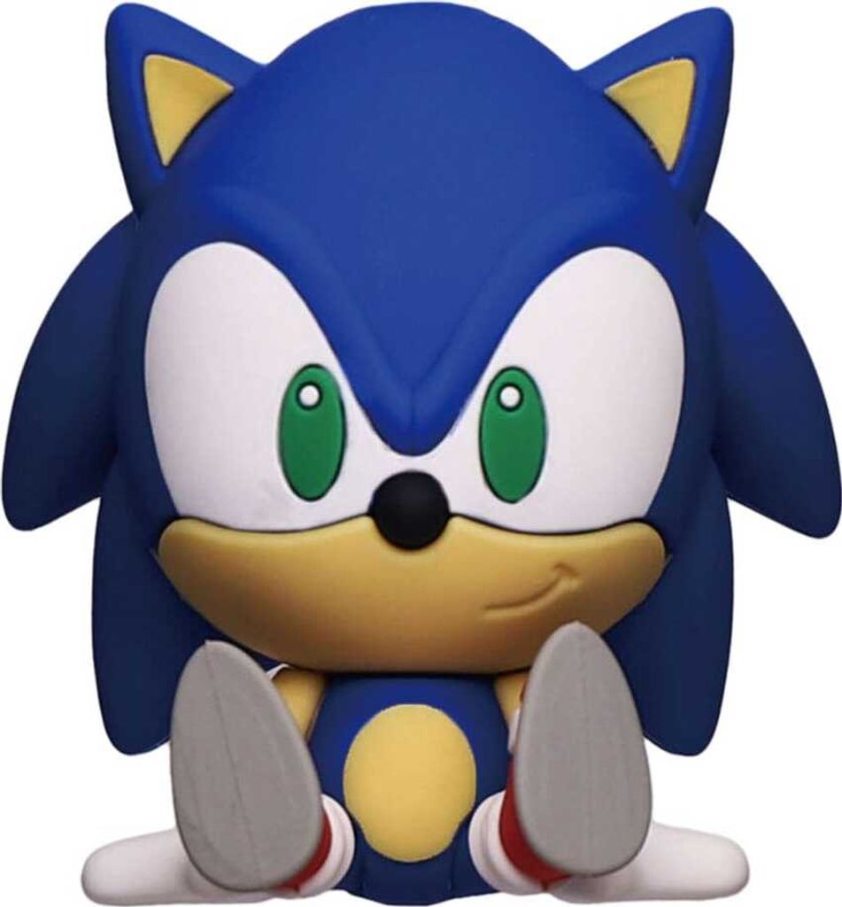 Sonic - The Hedgehog 3D Magnet Sonic Sitting