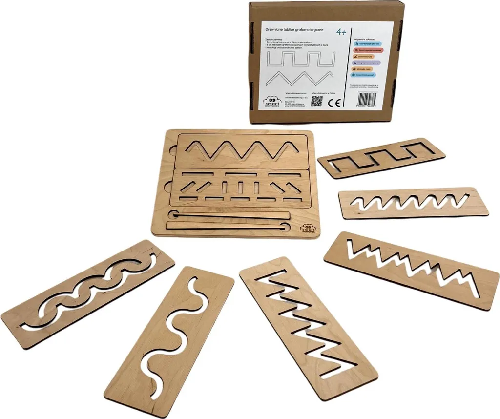 Tableaux de graphomotricité en bois pour corriger la tenue du stylo