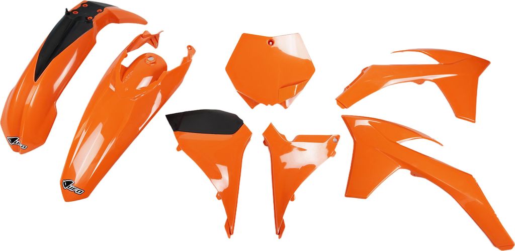 Verkleidungskit UFO PLAST 7-teilig Verkleidungssatz Kunststoff für KTM SX SX-F 125 - 450 ccm Bj. 2011 - 2012, Farbe:orange OEM